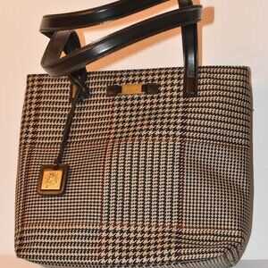 Vintage Ralph Lauren Houndstooth tote bag - NWOT